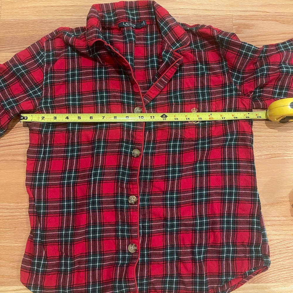 Ralph Lauren Red Plaid Pajama Set - Picture 3 of 6